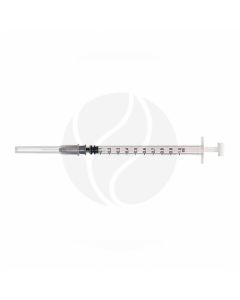 Syringe 3-component disposable sterile 'Luer' with a 27G needle, 1 ml | Buy Online