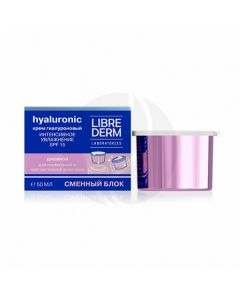 Librederm Hyaluronic Collection Day Cream Intensive Moisturizing SPF15 (refillable block), 50ml | Buy Online
