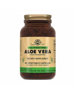 Solgar Aloe Vera capsules BAA 495mg, No. 100 | Buy Online