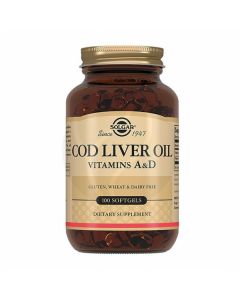 Solgar Norwegian cod liver oil capsules BAA 675mg, No. 100 | Buy Online
