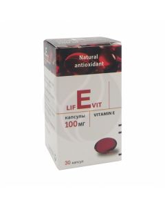 Lifevit (Vitamin E) capsules 100mg, No. 30 | Buy Online