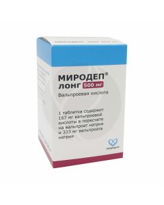 Mirodep Long p / o prolonged-release tablets 500mg, No. 30 | Buy Online