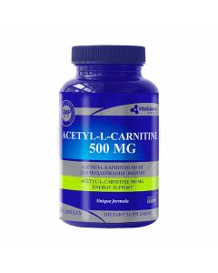 Vitascience Premium Acetyl-L-carnitine capsules dietary supplements 500mg, No. 60 | Buy Online