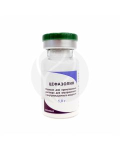 Cefazolin powder d / prig.r-ra d / i / v and i / m administration 1.0 g, No. 1 | Buy Online