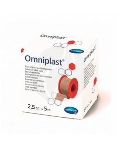 Omniplast fixing plaster from textile fabric 2,5cmx5m / 9005381, No. 1 | Buy Online