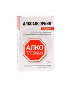 Alcoapsorbin powder for prig.suppression for oral administration of dietary supplements 7,5g, No. 4 | Buy Online