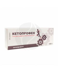 Ketoprofen gel 2.5%, 100g | Buy Online