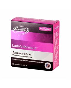 Lady`s Formula 'Anti-stress' enhanced formula of dietary supplements tablets, No. 30 | Buy Online