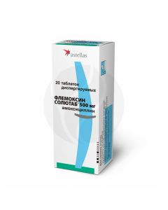 Flemoxin Solutab dispersible tablets 500mg, No. 20 | Buy Online