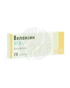 Velaxin tablets 37.5mg, No. 28 | Buy Online