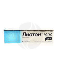 Lioton 1000 gel for external use 1000ME, 50 g | Buy Online