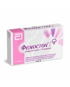 Femoston 1 tablet 1 + 10mg, No. 28 | Buy Online