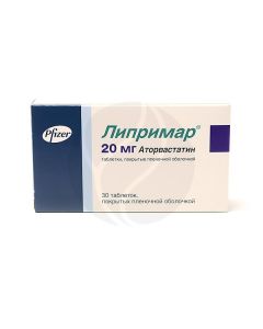 Liprimar tablets p / o 20mg, No. 30 | Buy Online