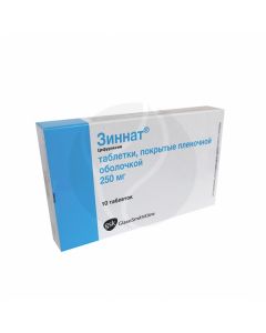 Zinnat tablets 250mg, No. 10 | Buy Online