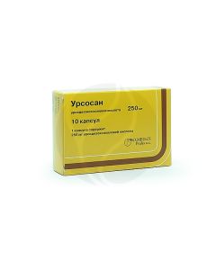 Ursosan capsules 250mg, No. 10 | Buy Online