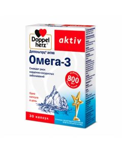 Doppelherz asset Omega -3 capsules of dietary supplements, No. 30 | Buy Online