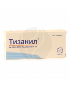 Tizanil tablets 4mg, No. 30 | Buy Online