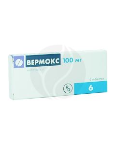 Vermox tablets 100mg, No. 6 | Buy Online