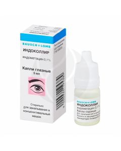 Indocollyr eye drops 0.1%, 5 ml | Buy Online