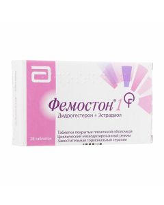 Buy cheap Dydroge steron, Estradiol | Femoston 1 tablet is covered.pl.ob. 28 pcs. online www.buy-pharm.com