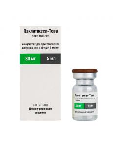 Buy cheap paclitaxel | Paclitaxel-Teva conc. for solution for infusion 6 mg / ml vial 5 ml 1 pc online www.buy-pharm.com