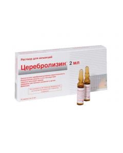 Buy cheap brain peptide complex | Cerebrolysin injection solution 2 ml ampoules 10 pcs. online www.buy-pharm.com