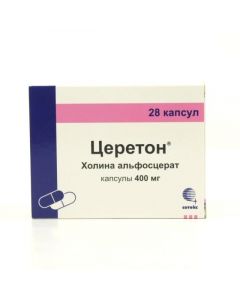 Buy cheap Choline alfostserat | Cereton capsules 400 mg, 28 pcs. online www.buy-pharm.com