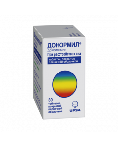 Buy cheap doxylamine | Donormil Pills Covered. captivity. 15 mg 30 pcs. online www.buy-pharm.com