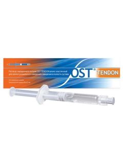 Buy cheap sodium hyaluronate | OST TENDON syringe, 40 mg / 2 ml online www.buy-pharm.com