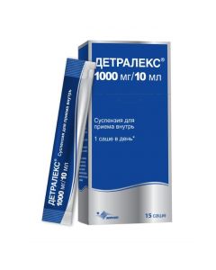 Buy cheap hesperidin, diosmin | Detralex oral suspension 1000 mg / 10 ml sachet 10 ml 15 pcs. online www.buy-pharm.com