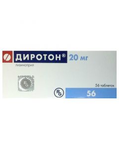 Buy cheap lisinopril | Diroton tablets 20 mg, 56 pcs. online www.buy-pharm.com