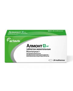 Buy cheap montelukast | Almont chewable tablets 4 mg 28 pcs. online www.buy-pharm.com