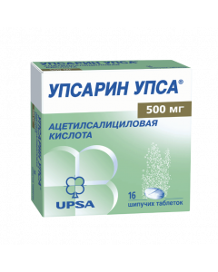 Buy cheap Atsetylsalytsylovaya acid | Upsarin Upsa effervescent tablets 500 mg 16 pcs. online www.buy-pharm.com