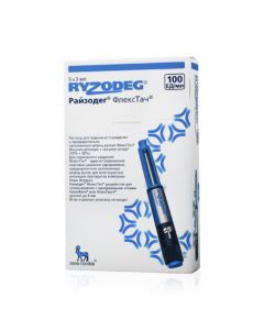 Buy cheap insulin degludek, Insulin aspart | Ryzodeg FlexTouch solution for p / leather. enter 100 units / ml cartridge 3 ml 5 pcs. in the syringe pen online www.buy-pharm.com