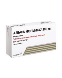Buy cheap Ryfaksymyn | Alpha Normix tablets coated. 200 mg 12 pcs. online www.buy-pharm.com