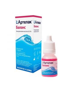 Buy cheap Sodium hyaluronat | Artelak Balance solution ophthalmic moisturizing solution 10 ml online www.buy-pharm.com