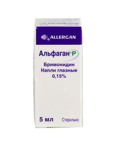Buy cheap Bremonidine | Alfagan R eye drops 0.15%, 5 ml online www.buy-pharm.com