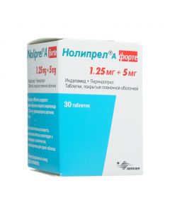 Buy cheap indapamide, Perindopril | Noliprel A forte tablets 5 + 1.25 mg 30 pcs. online www.buy-pharm.com