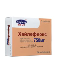 Buy cheap Levofloxacin | Highleflox tablets 750 mg, 5 pcs. online www.buy-pharm.com