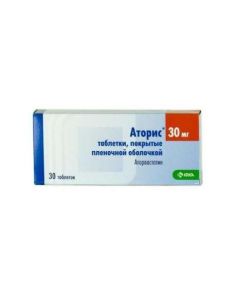 Buy cheap Atorvastatin | Atoris tablets 30 mg, 30 pcs. online www.buy-pharm.com
