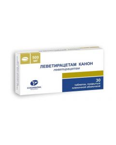 Buy cheap levetiracetam | Levetiracetam Canon tablets coated. 500 mg 30 pcs online www.buy-pharm.com