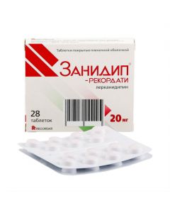 Buy cheap Lerkanydypyn | Zanidip-Recordati tablets 20 mg, 28 pcs. online www.buy-pharm.com