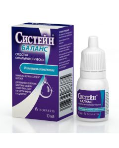 Buy cheap Polyethylene glycol, Propylene glycol, Hydroksypropylhuar | Systein Balance eye drops, 10 ml online www.buy-pharm.com