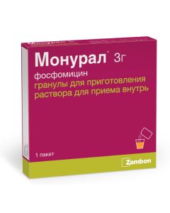 Buy cheap fosfomycin | Monural granules for solution for oral administration 3 g sachets 1 pc. online www.buy-pharm.com