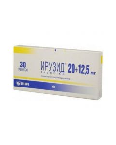 Buy cheap Lisinopril, Hydrochlorothiazide | Iruzide tablets 20 mg + 12.5 mg, 30 pcs. online www.buy-pharm.com