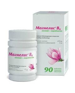 Buy cheap magnesium, pyridoxine | Magnelis B6 coated tablets 90 pcs. online www.buy-pharm.com