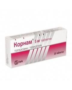 Buy cheap terazosin | Kornam tablets 5 mg, 20 pcs. online www.buy-pharm.com
