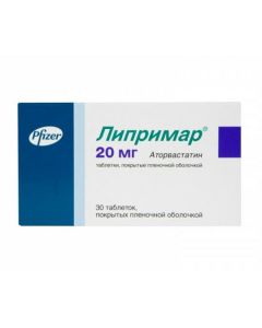 Buy cheap Atorvastatin | Liprimar tablets 20 mg, 30 pcs. online www.buy-pharm.com