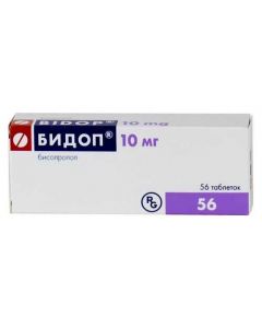 Buy cheap bisoprolol | Bidop tablets 10 mg, 56 pcs. online www.buy-pharm.com