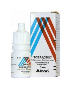 Buy cheap Dexamethasone, Thobromycin | Tobredex eye drops, 5 ml online www.buy-pharm.com